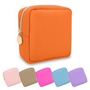 Mini Makeup Pouch For Purse, Small Cosmetic Bag Pouch Nylon Travel Toiletry✋